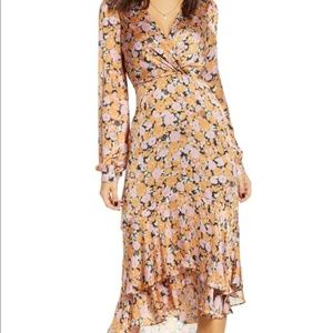 Celeste Ruffle Midi Dress by WAYF